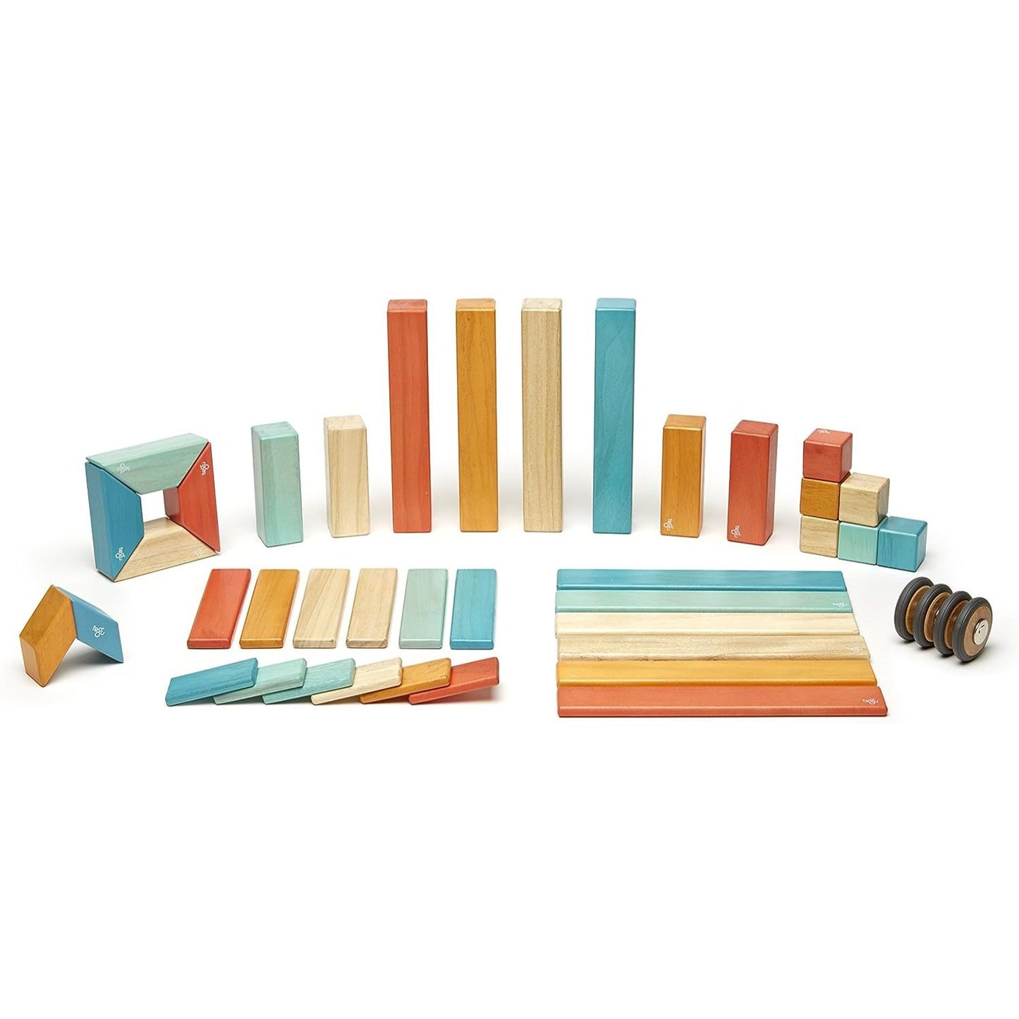 Tegu 42-Piece Magnetic Toy Set - Sunset