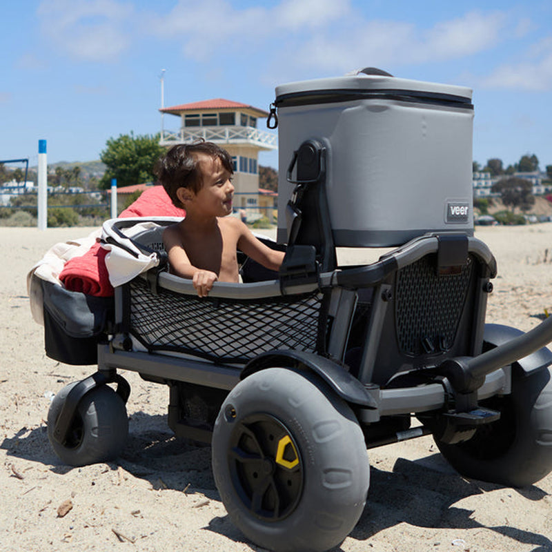 Veer Day Cooler - Gray Granite attached to Cruiser