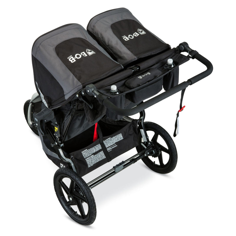 BOB Revolution Flex Duallie 3.0 Double Jogging Stroller - Graphite Black