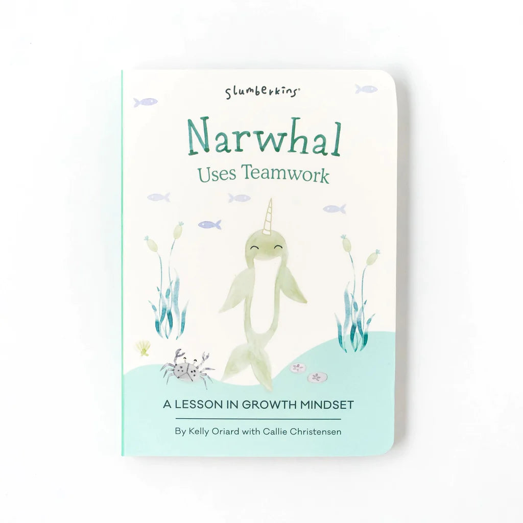 Slumberkins Narwhal Kin - Sea Foam book