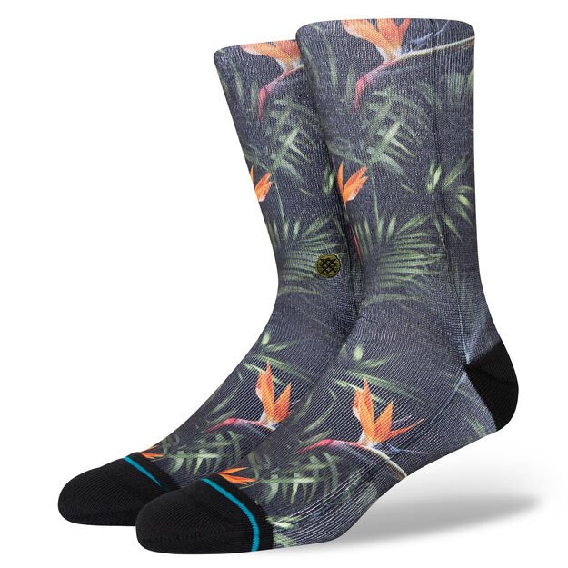 Stance Adult Crew Socks - Paradis - Black 