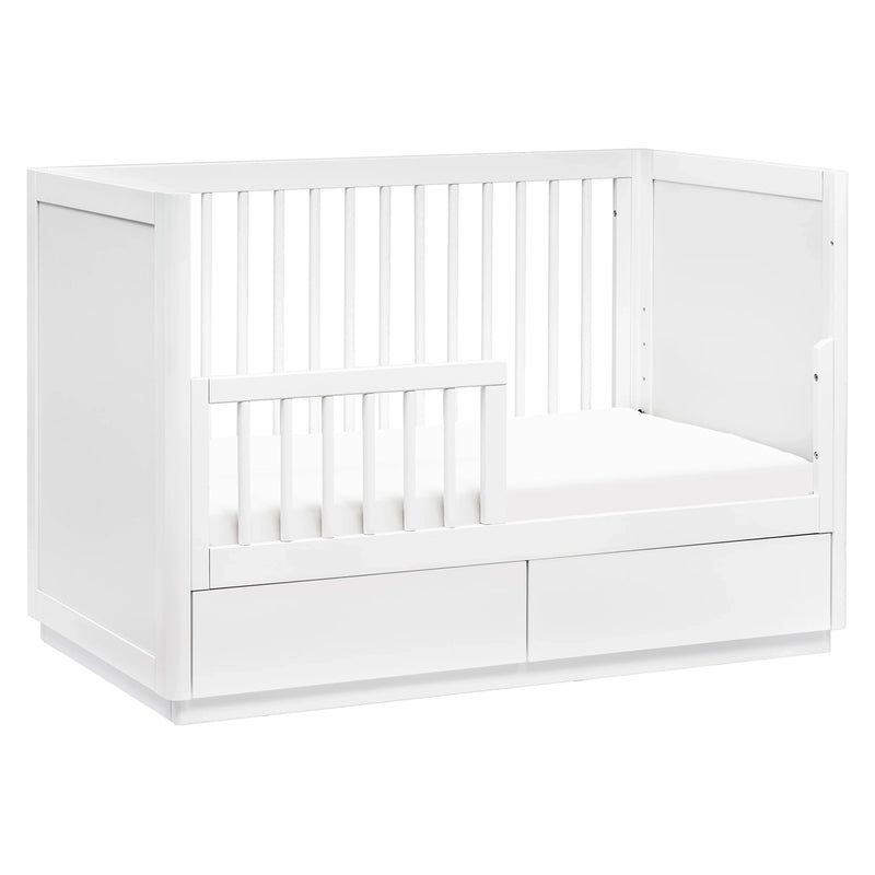 Babyletto Bento 3-in-1 Convertible Storage Crib with Toddler Bed Conversion Kit - white