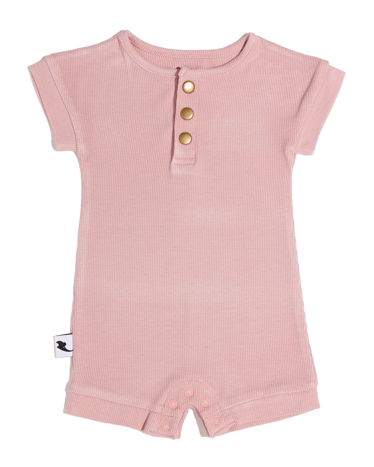 Quinn St Ribbed Romper - Blush