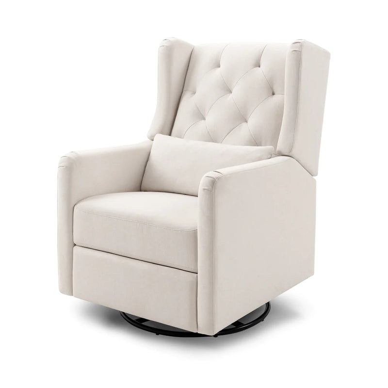 DaVinci Everly Recliner and Swivel Glider - Performance Cream Eco-Weave