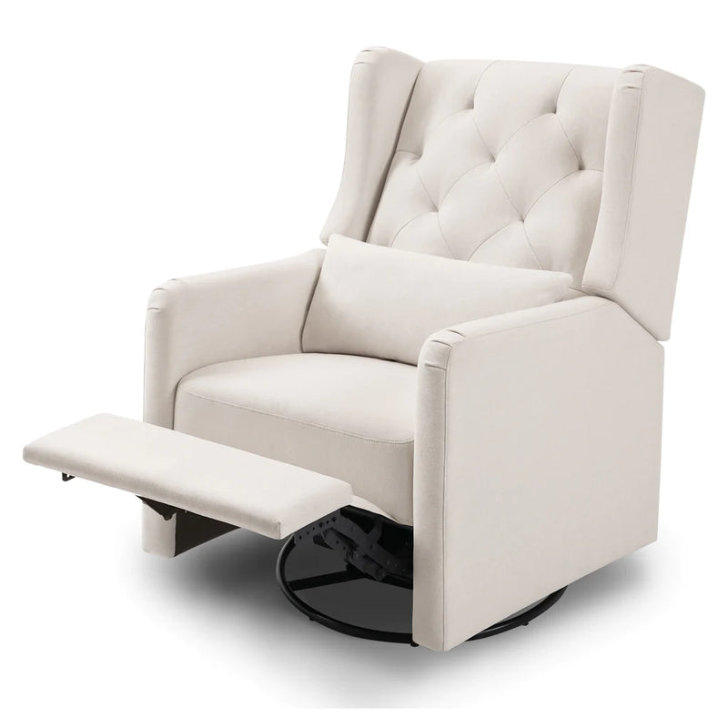 DaVinci Everly Recliner and Swivel Glider - Performance Cream Eco-Weave