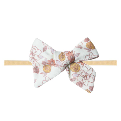 Copper Pearl Classic Nylon Bow Headband - Ferra