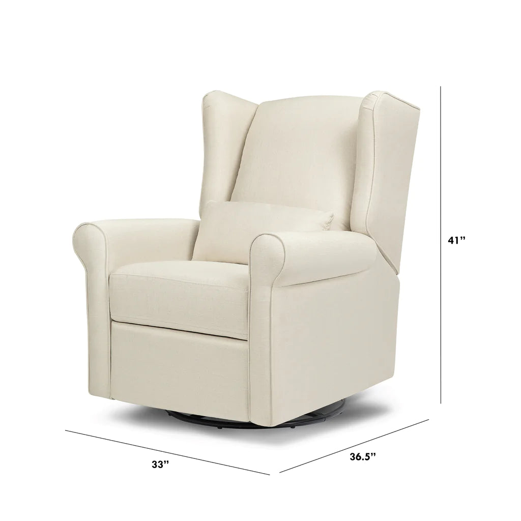 DaVinci Hayden Recliner and Swivel Glider - Natural Oat