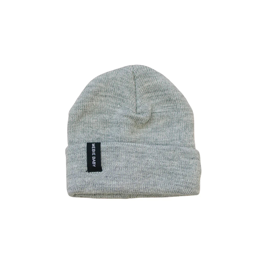 Mebie Baby Beanie - Light Grey 