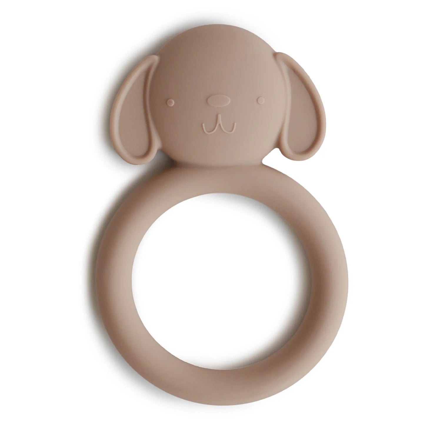 Mushie Dog Teether - Natural