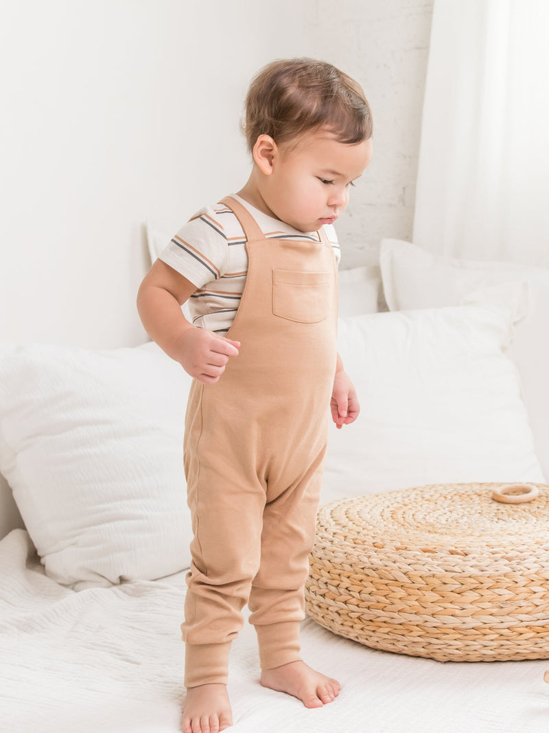 Colored Organics Oli Overalls - Tan 