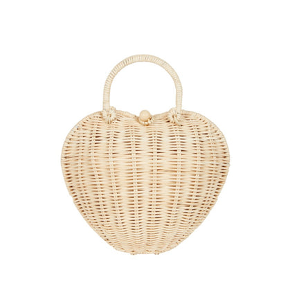 Olli Ella Rattan Luvya Bag - Straw