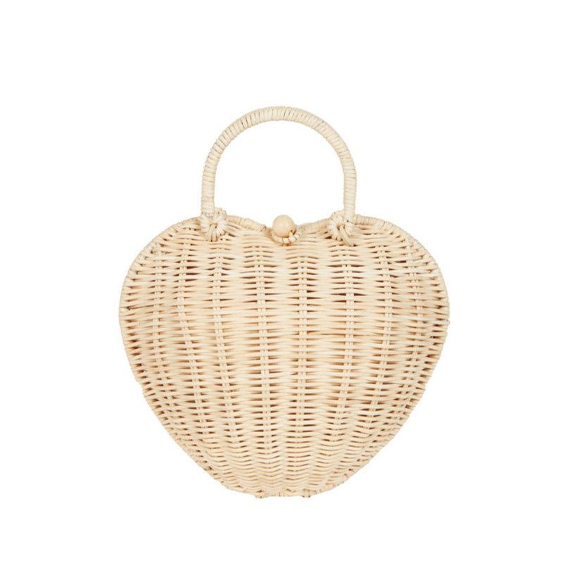 Olli Ella Rattan Luvya Bag - Straw