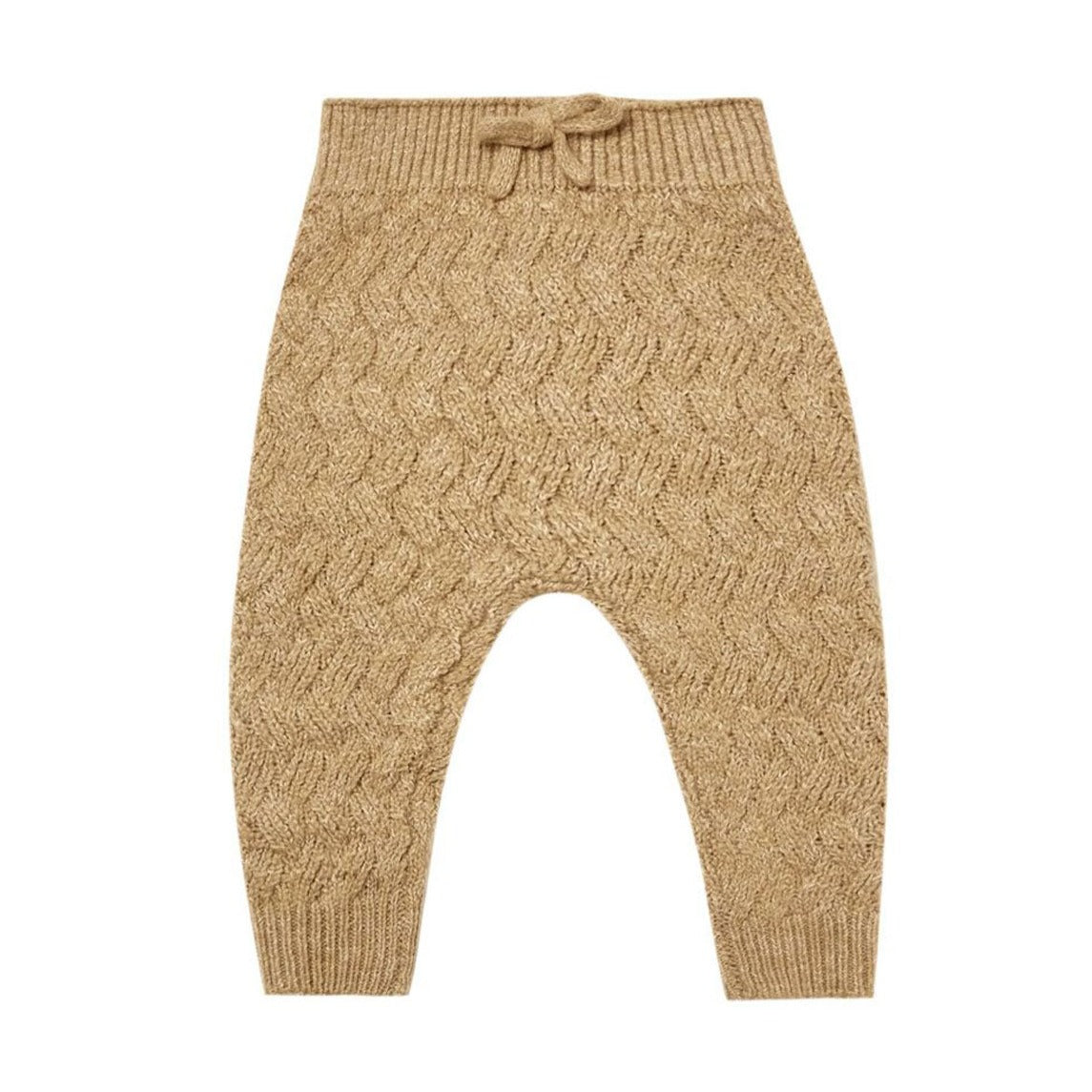 Quincy Mae Cozy Heathered Knit Pant - Honey 