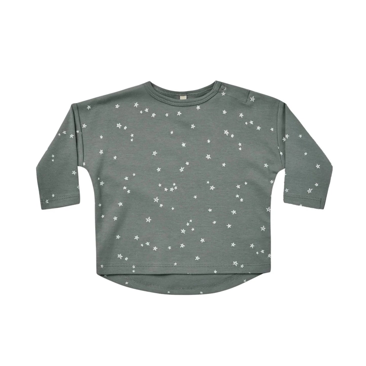 Quincy Mae Long Sleeve Tee - Stars - Dusk