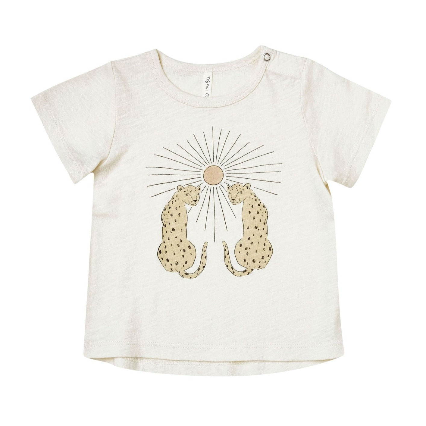 Rylee and Cru Basic Tee - Shine - Ivory 