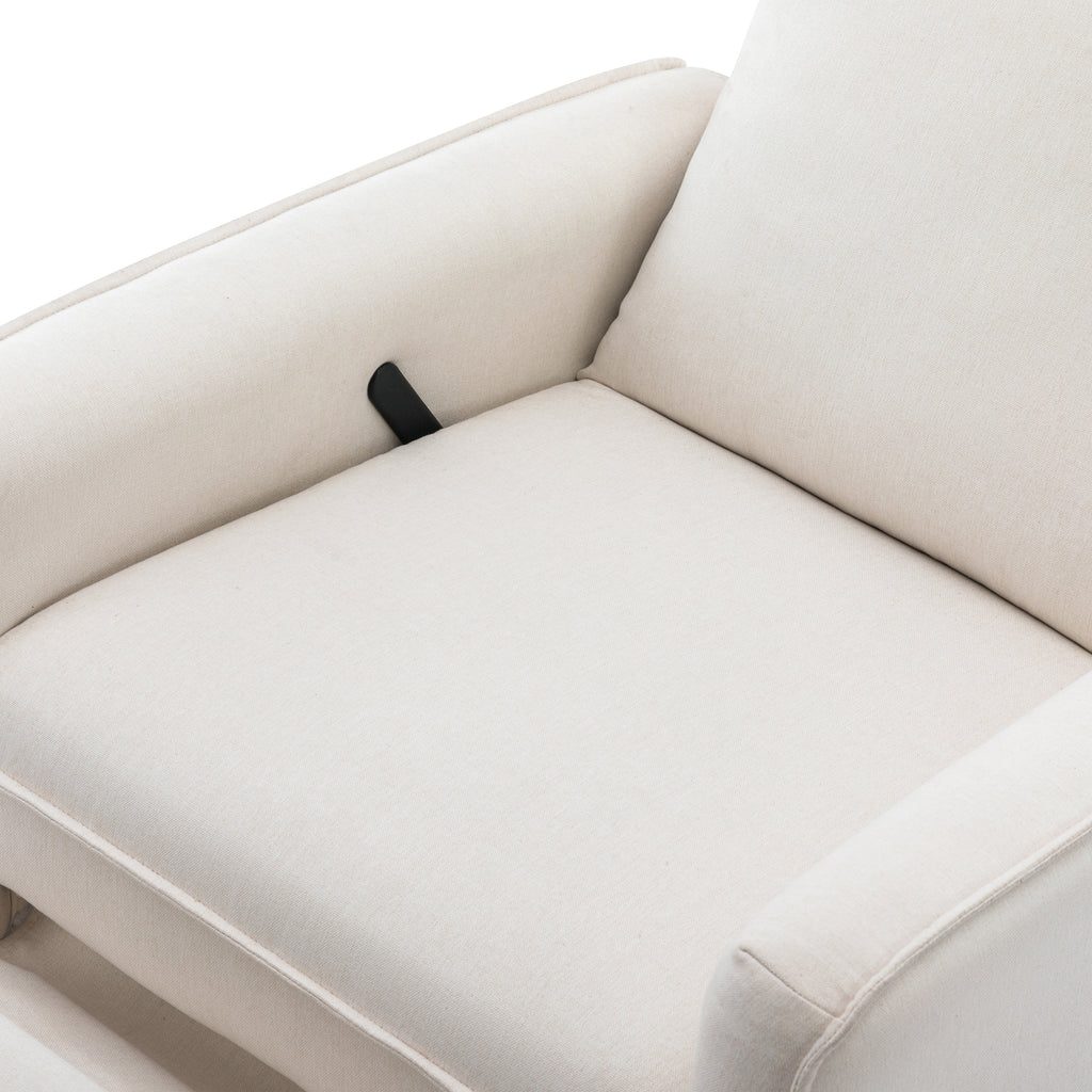 DaVinci Penny Recliner and Swivel Glider - Performance Cream Eco-Weave