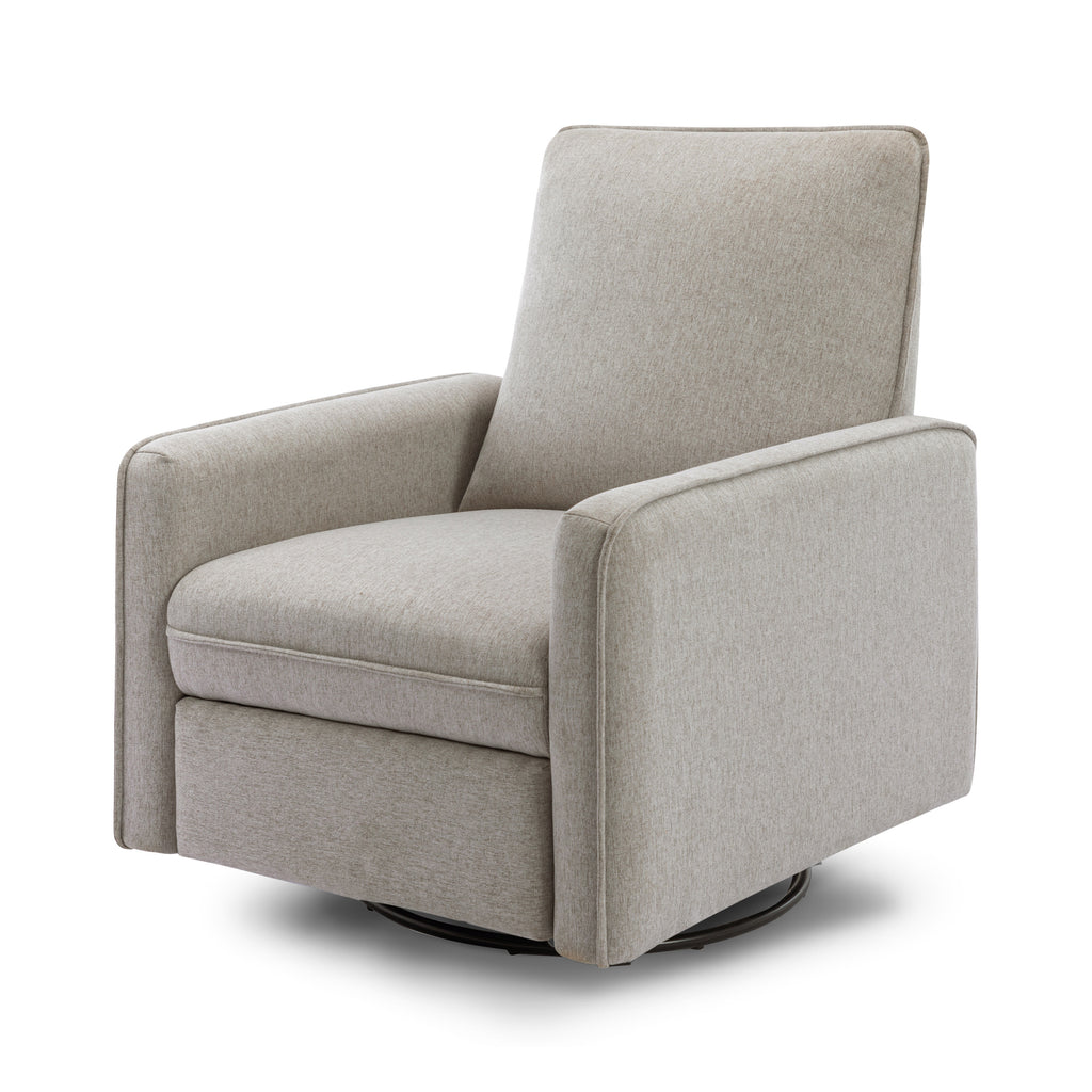 DaVinci Penny Recliner and Swivel Glider - Performance Grey Eco-Weave