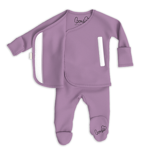 Bonsie Skin to Skin Babywear Footie - Fig