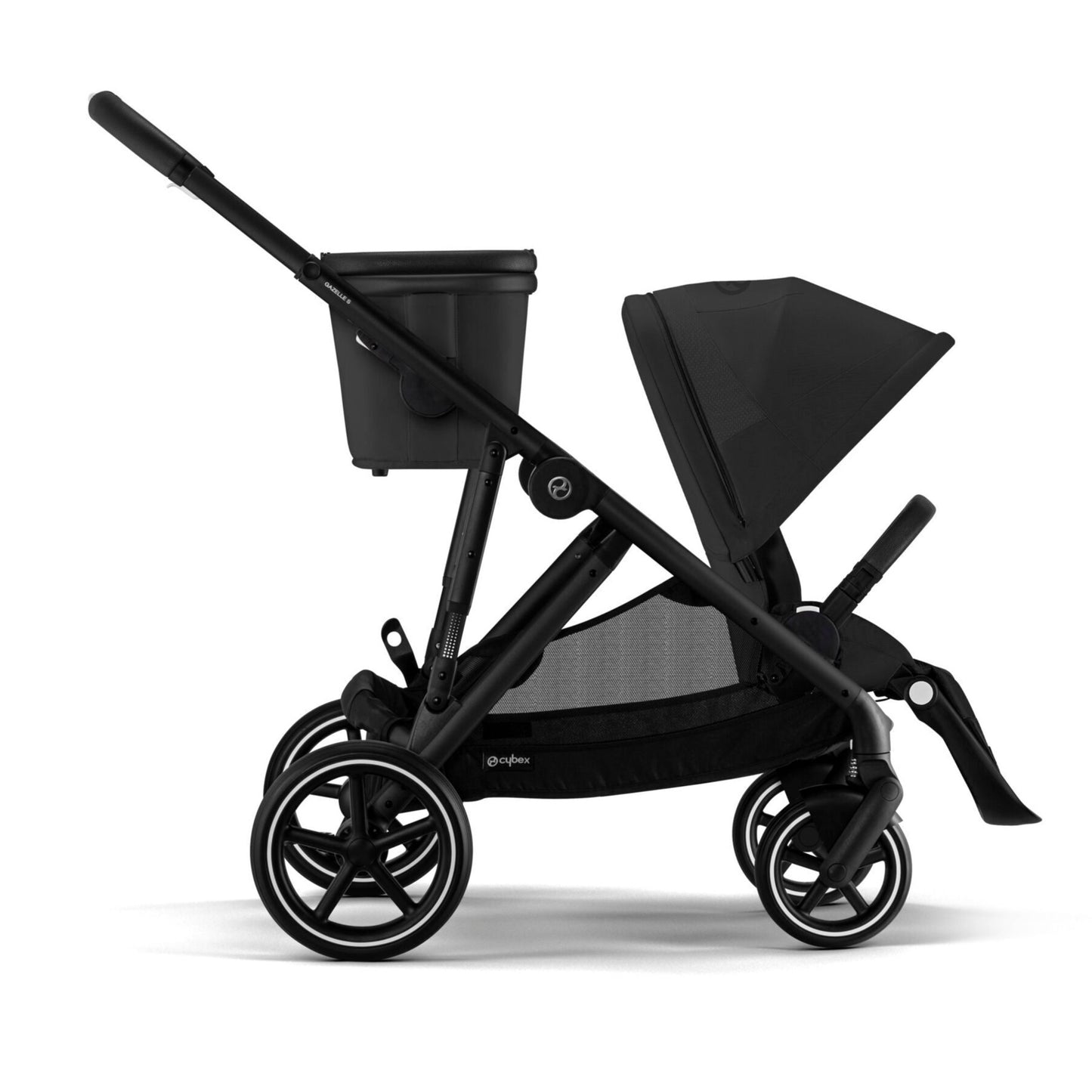 Cybex Gazelle S 2 Stroller - Black with Black Frame