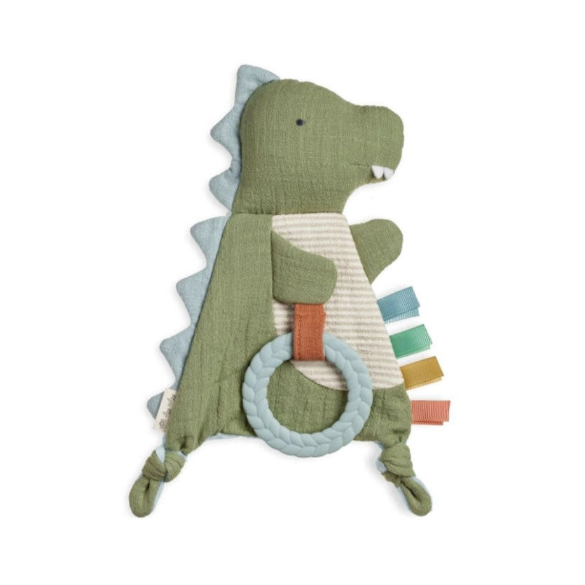 Itzy Ritzy Bitzy Crinkle Sensory Toy with Teether - Dino