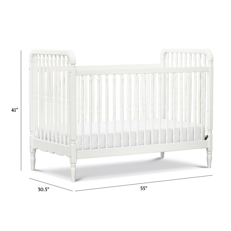 Namesake Liberty 3-in-1 Convertible Spindle Crib with Toddler Bed Conversion Kit