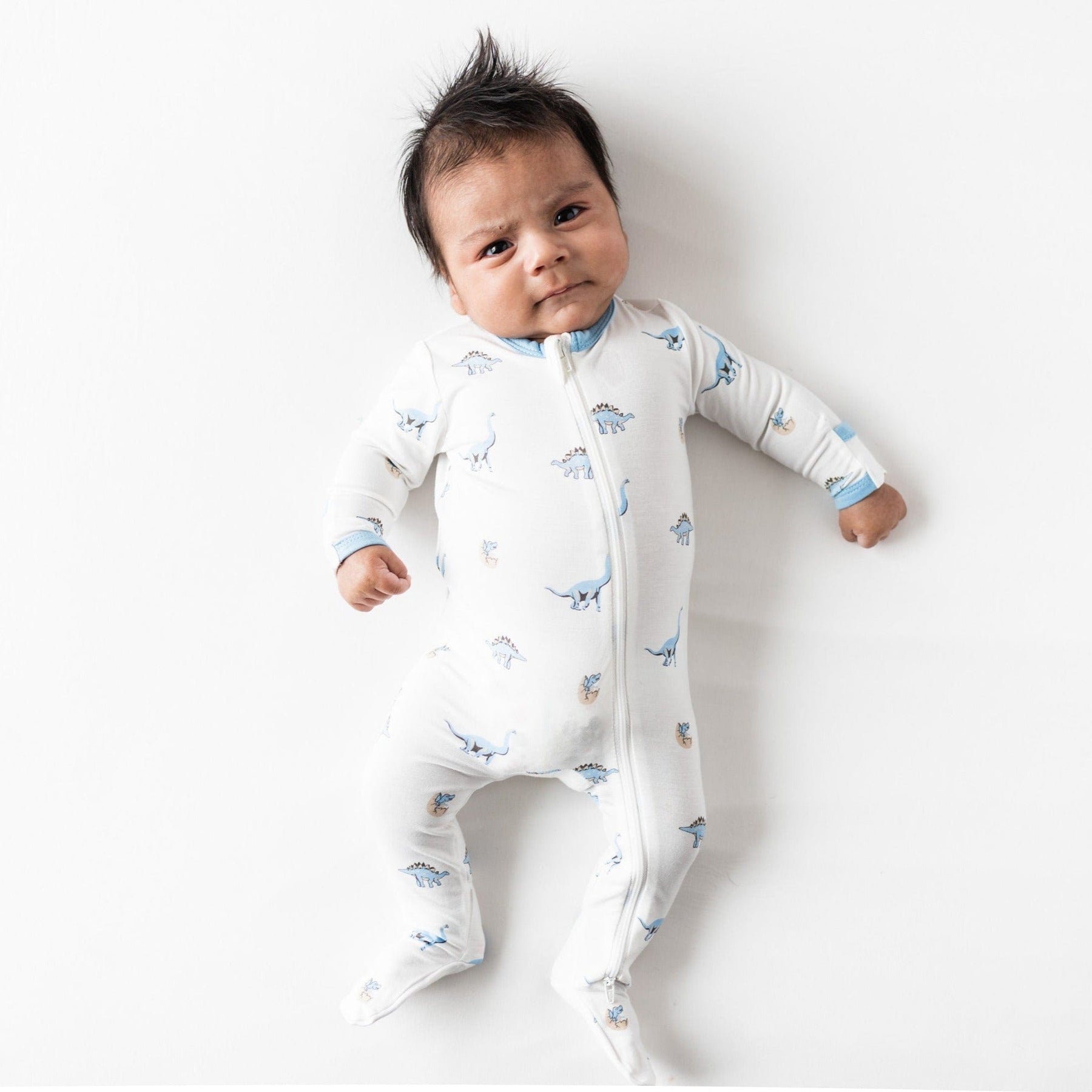 Kyte BABY Printed Zippered Footie - Jurassic