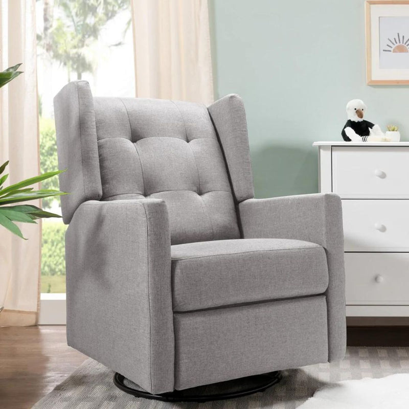 DaVinci Maddox Recliner and Swivel Glider - Misty Grey