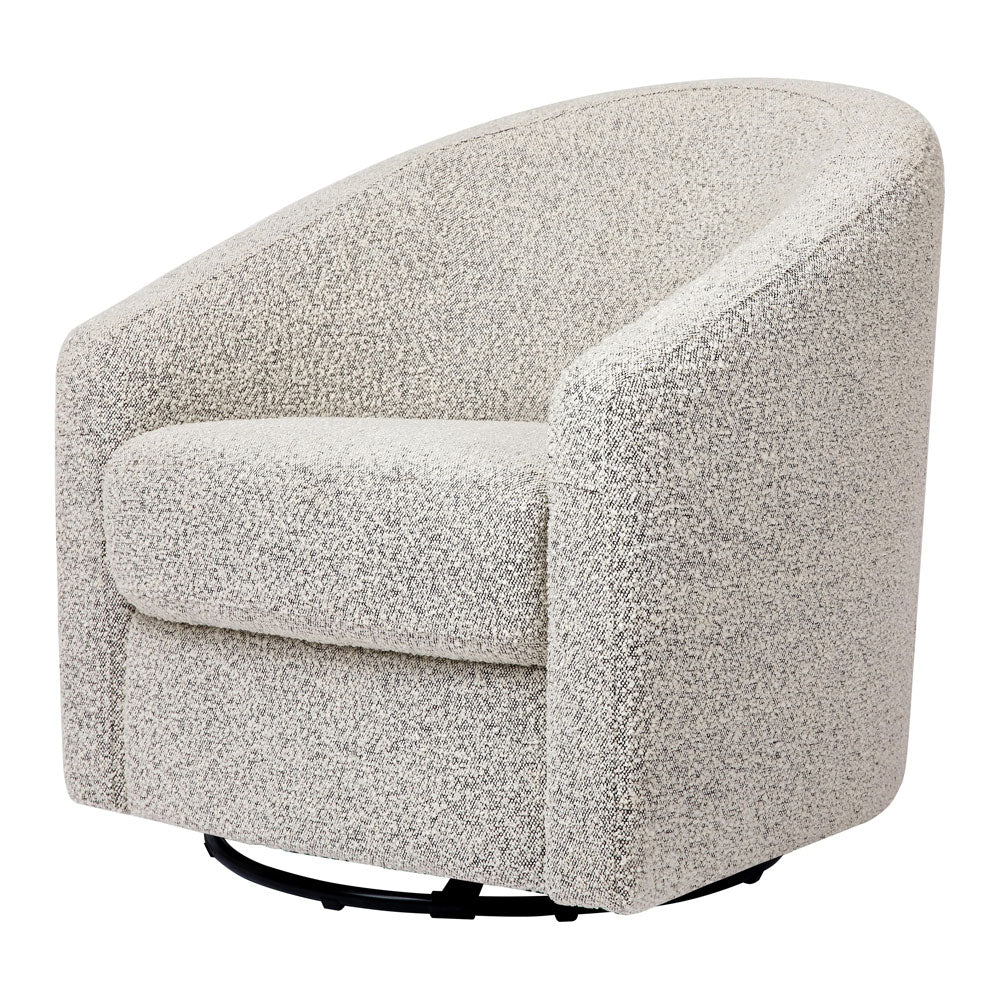 Babyletto Madison Swivel Glider - Black White Boucle