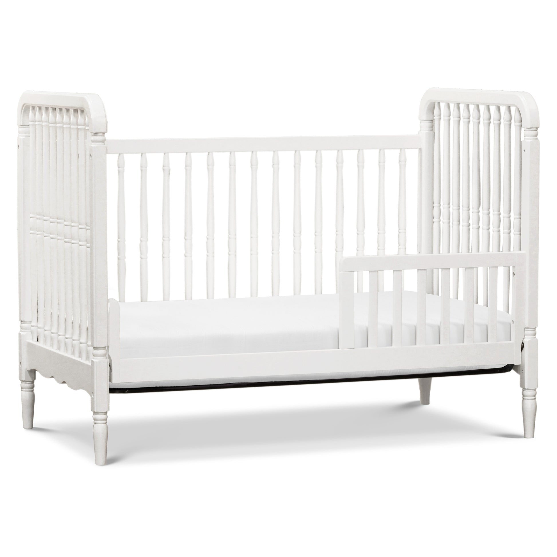 Namesake Liberty 3-in-1 Convertible Spindle Crib with Toddler Bed Conversion Kit