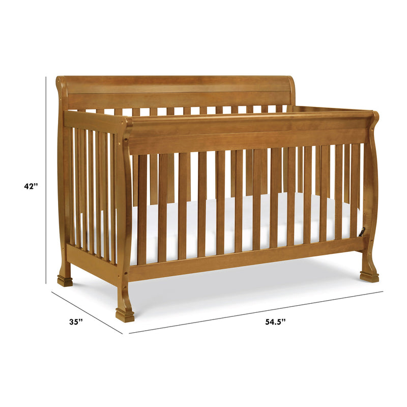 DaVinci Kalani 4-in-1 Convertible Crib - Chestnut