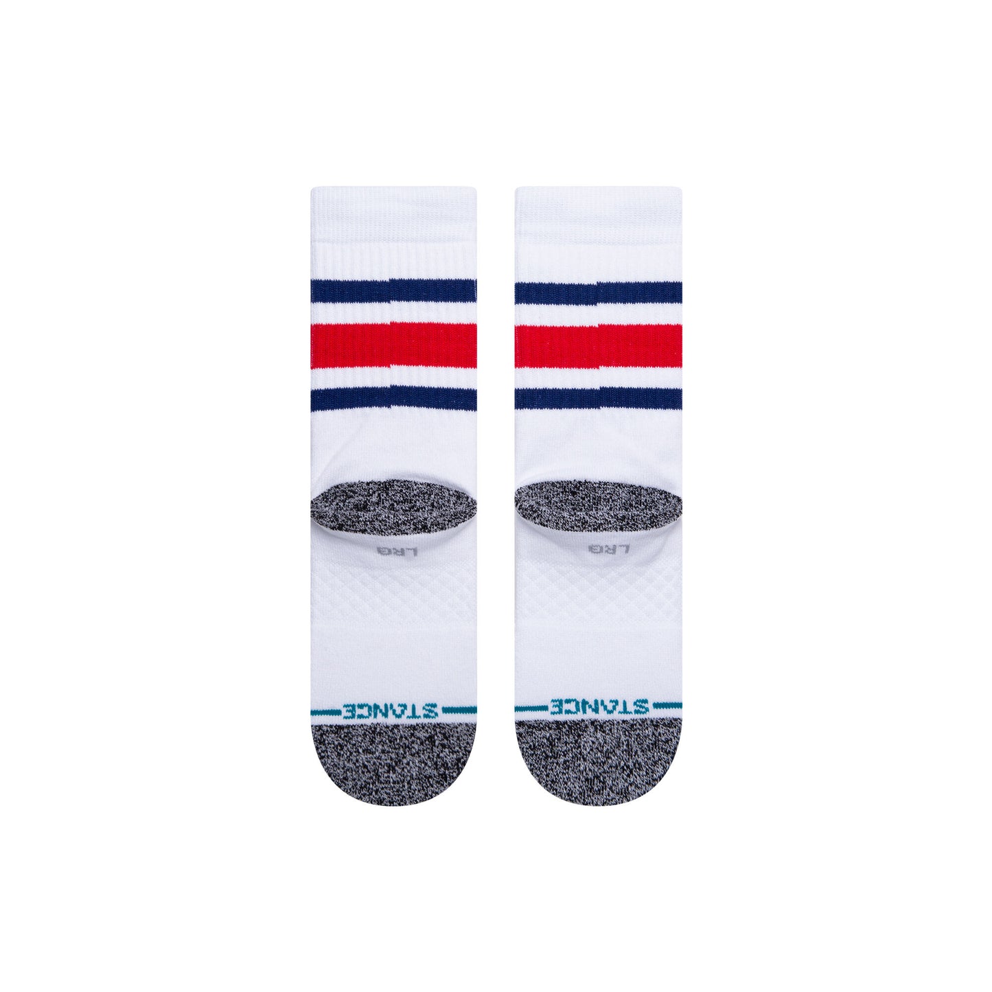 Stance Kids' Crew Socks - Boyd St - White / Blue 