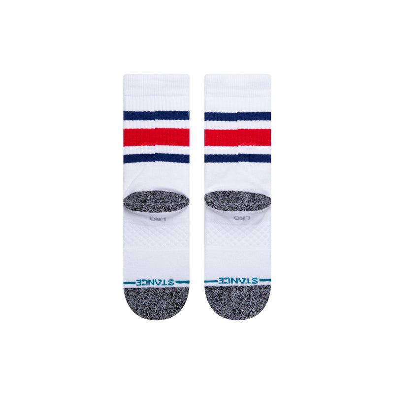 Stance Kids' Crew Socks - Boyd St - White / Blue 