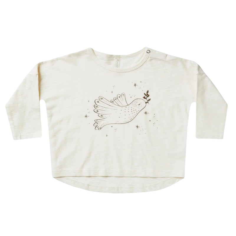 Rylee and Cru Longsleeve Tee - Dove - Ivory